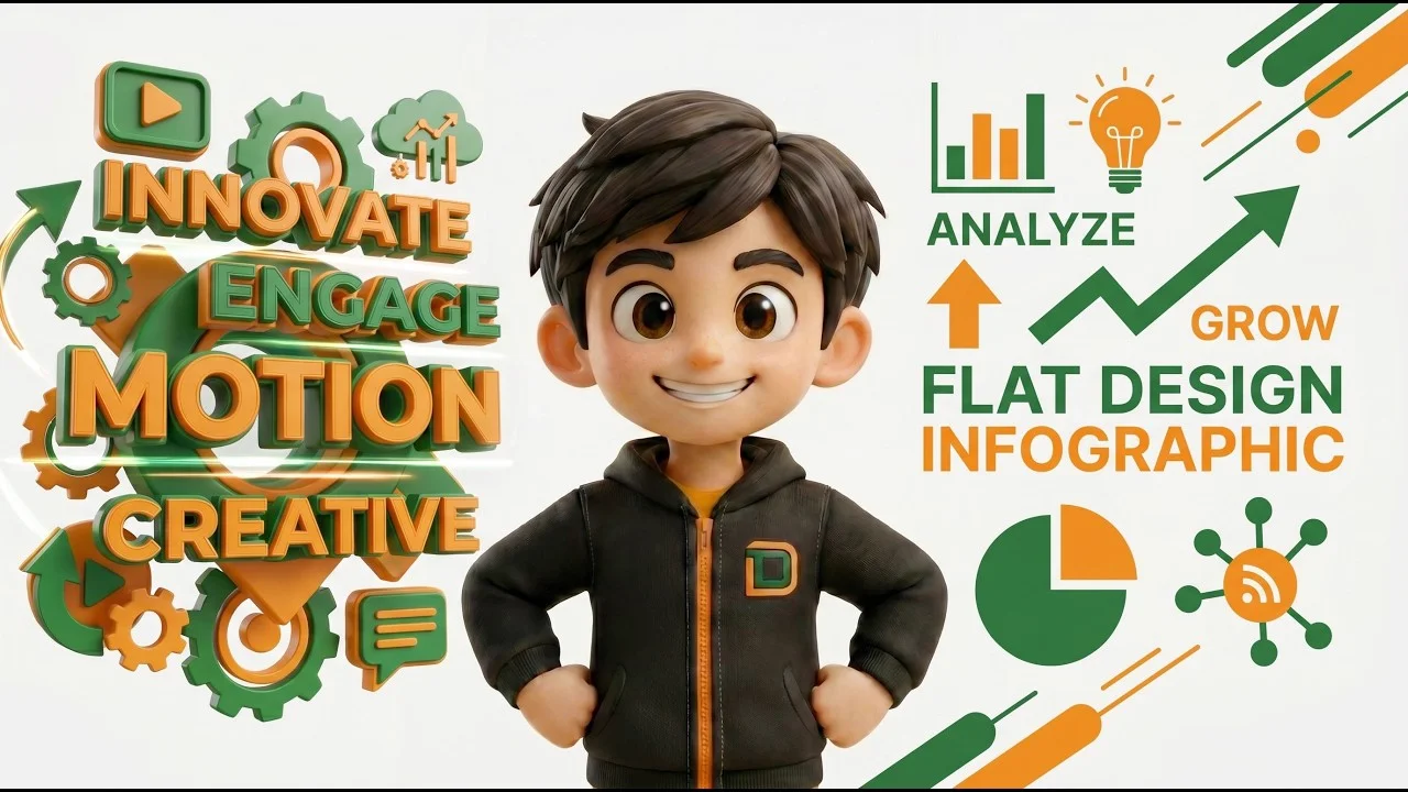 ภาพปก Motion Graphics vs Motion Infographic จาก Clean Motion
